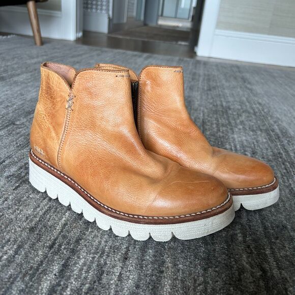 Bed Stu Lydyi Rustic Tan Ankle Boots - Picture 3 of 15